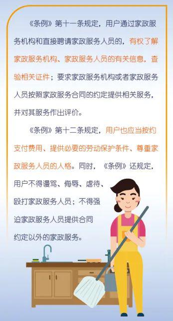 上海市家政服務條例 這些重點內容,與你我有關 微普法